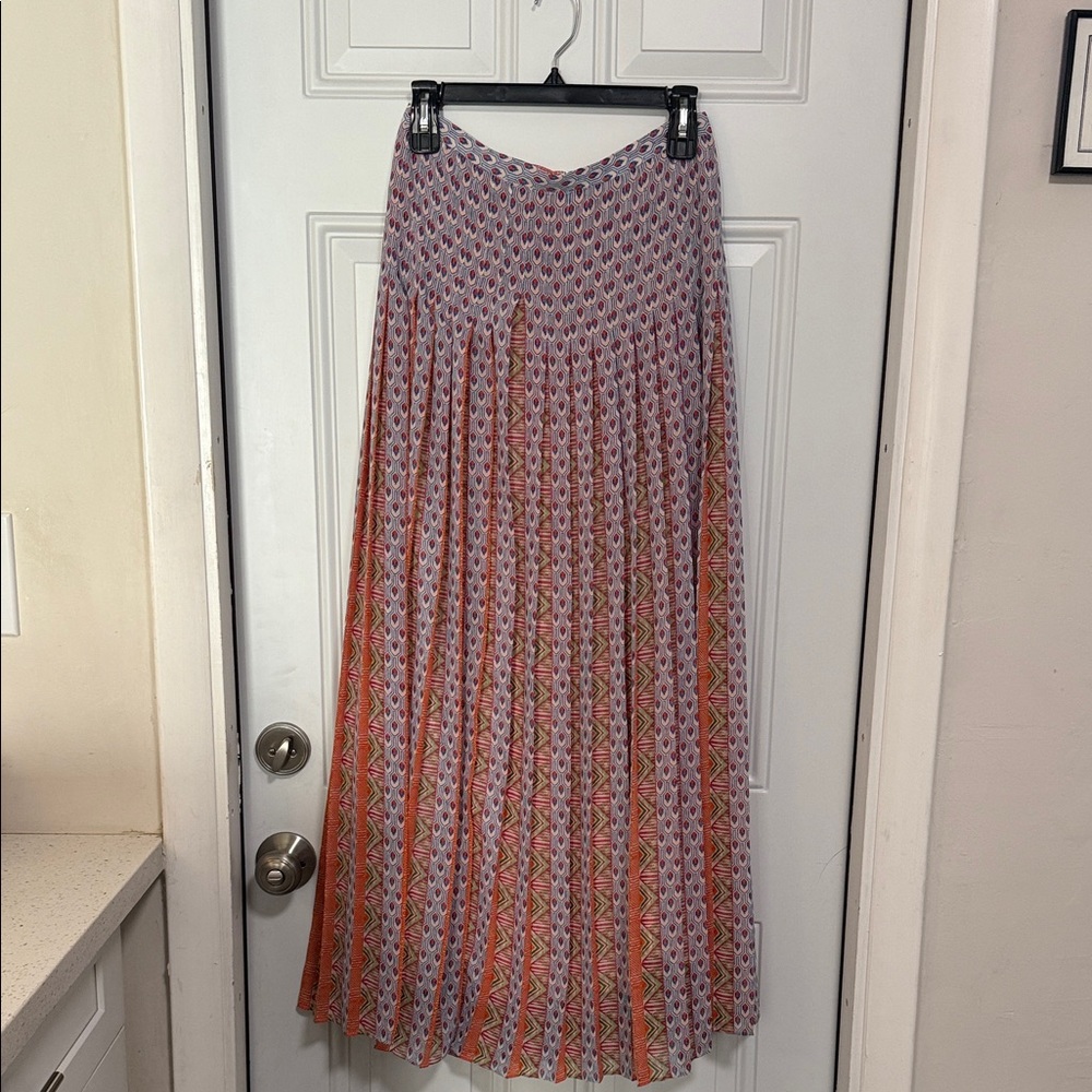 Maeve by Anthropologie Patterned Maxi Skirt